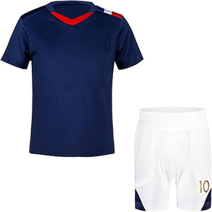 Maillot de football col en V tendance de haute qualité pour adultes et enfants nouvelle saison maillot de football uniforme pour hommes en vente - Product Image 1