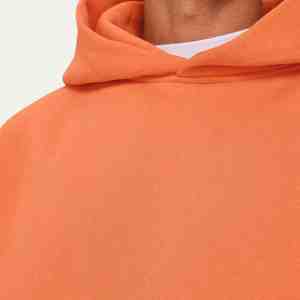 Sudadera con capucha de gran tamaño de invierno para hombre, 100% algodón, bolsillo de lana francesa, estampado de pantalla de moda, bordado, liso, teñido, patrón sólido - Product Image 5