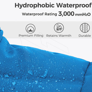 Chaqueta plegable de plumón Abrigo hinchado transpirable Chaqueta acolchada masculina de alta calidad resistente al agua con logotipo personalizado - Product Image 5