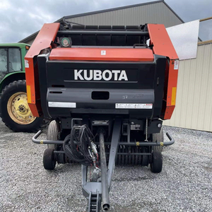 เครื่องอัดฟางก้อนกลมขนาดเล็กยี่ห้อคูโบต้า พร้อมเครื่องยนต์และชุดเกียร์ สำหรับการเกษตร อัดหญ้าแห้ง ฟางข้าว ให้ผลผลิตสูง - Product Image 6