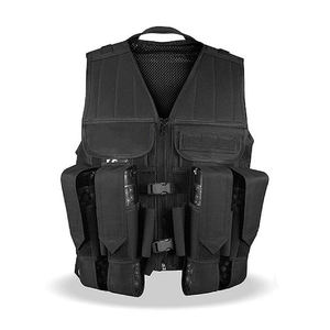 Chaleco de entrenamiento de malla Woodland de camuflaje personalizado, chaleco de Paintball transpirable y equipo de seguridad con cierre de cremallera - Product Image 5