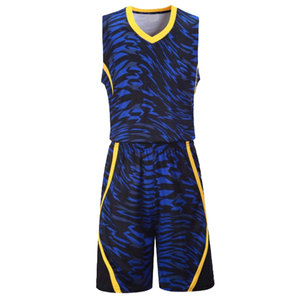 Maillots de basket-ball unisexe de qualité supérieure vêtements de sport en polyester respirant logo personnalisé maillot de basket-ball uni pour hommes Service OEM - Product Image 4