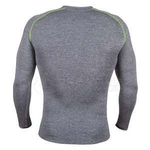 Hombres manga completa Rash Guard ajuste cómodo Anti Chafe y protección solar Rash Guard en venta al por mayor - Product Image 3