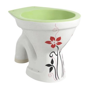 Choco Brown S Trap Armario de agua europeo Estándar europeo Ahorro de agua Cerámica Cisterna oculta Inodoros Inodoro colgado en la pared - Product Image 6