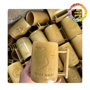 Natural bamboo cup with smooth finish | For coffee shops, cute gift and daily use - Product Image 4