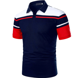 Polo pour hommes nouveau style été vêtements d'affaires vente chaude broderie Polo T-shirt 100% coton respirant à manches courtes Polo - Product Image 2