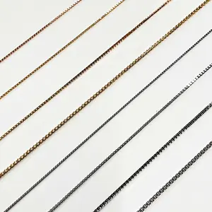 Kalung rantai kalung harga rantai baja tahan karat perhiasan kalung rantai