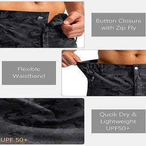 Pantalones Cortos Cargo Casuales de Verano para Hombre, de Algodón/Poliéster, Transpirables, de Secado Rápido, con 6 Bolsillos, en Oferta - Product Image 5