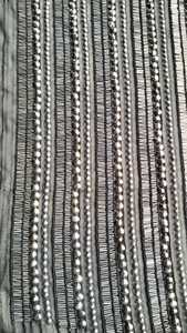 Tissu en dentelle perlée haut de gamme et écologique avec broderie artistique traditionnelle élégante pour garnitures et accents de Lehenga pour filles - Product Image 3