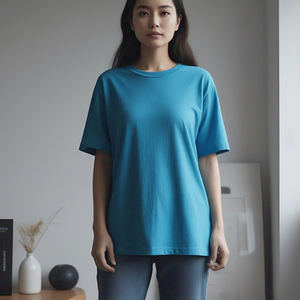 เสื้อยืดคอกลมผ้าโพลีเอสเตอร์สำหรับ100% สำหรับผู้หญิงใส่วิ่งจ๊อกกิ้งสำหรับฤดูร้อน - Product Image 1