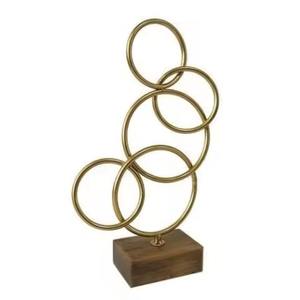 Escultura de Metal de diseño moderno hecha a mano, nueva decoración del hogar de oficina para texto de amor, escultura de mesa abstracta para espacio de oficina moderno - Product Image 3