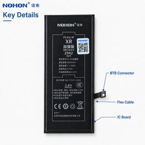 Batterij voor iPhone XR 2942mAh Vervangende Mobiele Telefoon Batterij Oplaadbare Lithium Polymeer Smart IC Bescherming OEM Groothandel - Product Image 2