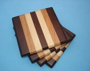 ASISTENCIA Posavasos de madera de nogal de resina para el hogar Deco Posavasos de madera de resina epoxi Posavasos de lujo personalizado para bebidas - Product Image 1