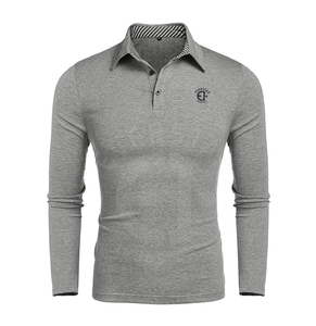 OEM Chemises polo à manches longues personnalisées T-shirt polo homme personnalisé Commande en gros du fabricant pakistanais - Product Image 1