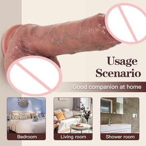 柔らかくリアルな肌触りのシリコン製高品質リアル女性用玩具セックス大人のおもちゃ女性用マスターベーター - Product Image 4