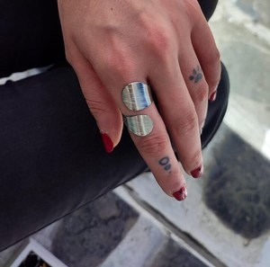 Anneau en laiton brut, anneau en laiton massif, anneau réglable, anneau brut, base d'anneau, cerceau en laiton brut, connecteur de boucle, accessoires en laiton brut - Product Image 2