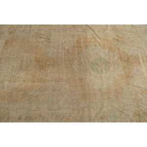 Alfombra Vintage Grande de 4.6x9.8 pies (141x299 cm), Alfombra Turca Abstracta Marrón - Product Image 3
