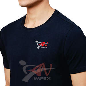 T-shirt pour homme en coton 100% en gros, coupe décontractée, imprimé, pour une utilisation en plein air et en salle de sport, personnalisable, anti-UV, séchage rapide - Product Image 3