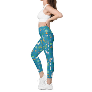 Entrenamiento Deportes Yoga Leggings Tallas grandes Mujeres Leggings Fábrica Fabricante Elástico Cintura Yoga Leggings Yoga Pantalones - Product Image 5