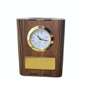 Organizador multifunción de madera de estilo clásico para sala de estar con caja de almacenamiento de reloj al mejor precio - Product Image 2