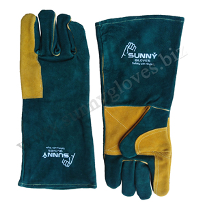 Precio barato, guantes de soldadura resistentes a pinchazos con corte de aceite de llama de seguridad, trabajo industrial resistente - Product Image 2