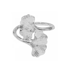 Glossy <b>Silver</b> Metal <b>Napkin</b> Ring Flower Design <b>Napkin</b> Rings for Dining Table Decoration Hotel Wedding Style Metal <b>Napkin</b> Rings - Product Image 5