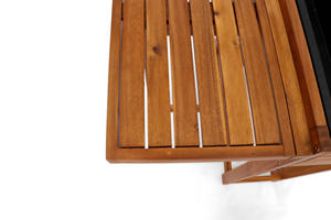 Table de rempotage en bois portable avec cadre robuste et conception résistante aux intempéries, idéale pour le jardinage en plein air - Product Image 4