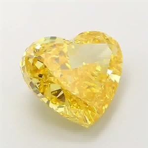 Diamante Cultivado en Laboratorio, Corte Corazón, 4.08 Quilates, Color Amarillo Fantasía, Claridad VVS1, Piedra Suelta con Certificado IGI, Venta al Por Mayor - Product Image 3