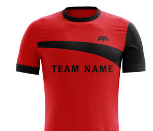 Uniformes de fútbol personalizables de alta calidad Nuevo diseño de conjunto con logotipo Hecho Tejido de poliéster duradero Bajo MOQ Disponible Servicios OEM - Product Image 4