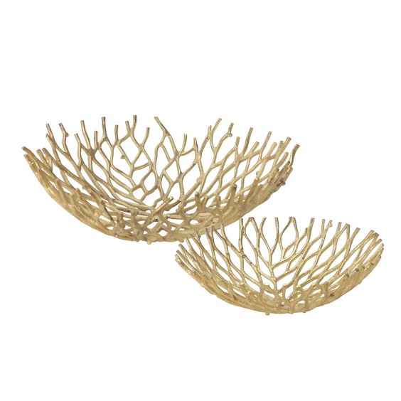 Unique Rough Handmade Gold Round Basket Brown Latest Design Fruit Basket and Wire Basket for Table Top & Kitchen Storage