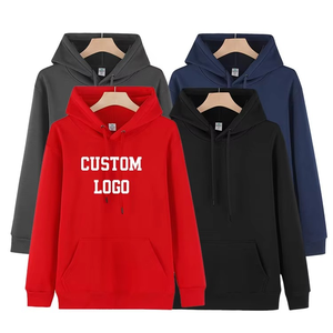 Sweats à capuche unis de luxe avec logo personnalisé pour hommes divers sweats à capuche colorés en coton et polyester sweats à capuche surdimensionnés et lourds pour hommes - Product Image 4