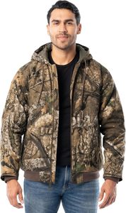 Sudadera con Capucha de Invierno para Hombre Realtree Camouflage, con Cremallera Completa, Forro de Microfibra Suave, Aislante, Acolchado de Plumón, Impermeable - Product Image 2