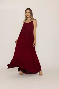 2024 été Boho col rond Maxi robe pour femmes dos nu sans manches imprimé fleuri naturel écologique respirant lavable - Product Image 5
