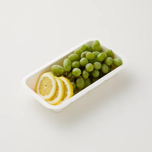 [NANU] [Squarebowl 95] Tazón Cuadrado Desechable de Pulpa Moldeada, Ecológico y Conveniente para 2 Personas, Materia Prima de Pulpa - Product Image 5