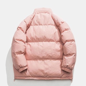 Veste matelassée d'hiver pour homme de haute qualité, style streetwear, imperméable, col montant, logo sur le devant, tissu premium, style classique - Product Image 2