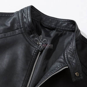 แจ็คเก็ตหนังแกะแท้ผสมผ้าแคนวาสสำหรับฤดูหนาว ขายดีที่สุด คุณภาพดีเยี่ยม อุ่น ทนทาน มีสไตล์ พร้อมโลโก้ด้านหน้า - Product Image 2