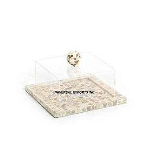 Plateau de service en bois de luxe fait à la main plateau de chocolat élégant plateau décoratif de vente chaude écologique et recyclable - Product Image 6