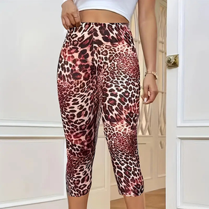 Women's Eco-Friendly Spandex & Polyester Skinny <b>Trousers</b> <b>with</b> <b>Elastic</b> <b>Waist</b> for Summer - Product Image 5