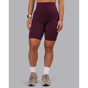 Pantalones Cortos Elixir Ultra High-Rise 9 con Bolsillos, Color Cereza Lacado, para Correr y Hacer Ejercicio - Product Image 2