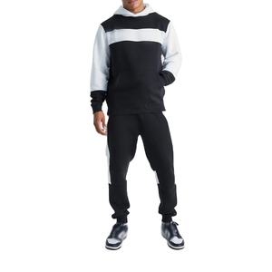 Conjunto Deportivo de Felpa para Hombre, Corte Regular, Informal, para Entrenamiento, con Logotipo Personalizado, Diseño de Bloques de Color, Tallas Grandes - Product Image 4