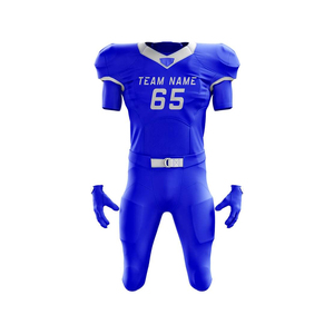 Tenues de football pour adultes à manches courtes sublimées, uniformes de football américain professionnels personnalisés, fabriqués au Pakistan, vente chaude - Product Image 1
