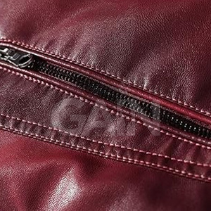 Vente en gros Logo personnalisé Veste d'hiver pour hommes en polyester Veste en cuir imperméable pour hommes - Product Image 6