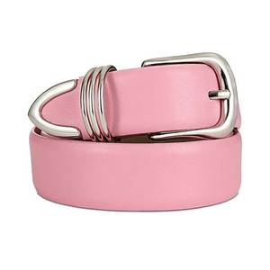 Ceinture en cuir avec bords cousus à la main pour un savoir-faire durable, matériau souple et confortable pour un confort ultime, couleurs et tailles personnalisables - Product Image 1