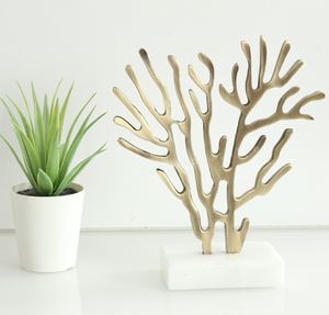 Meilleure vente article décoratif en pierre et laiton de marbre vieilli article décoratif de table et d'intérieur pour la maison - Product Image 6