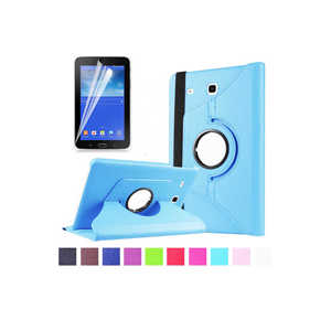 Étui Folio en Cuir PU Rotatif à 360 Degrés Netzy pour Samsung Galaxy Tab 3 Lite 7.0 T110 Bleu - Housse de Tablette - Product Image 1