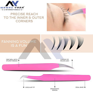 Fournisseurs OEM de pinces à cils et à sourcils de haute précision, outils professionnels de qualité supérieure pour les extensions de cils 3D 6D - Product Image 3