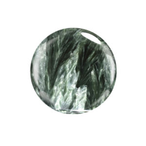 Vente en gros de pierres précieuses brutes de séraphinite naturelle de haute qualité, cabochon de couleur moyenne pour la fabrication de bijoux, ovale, poire, coussin, carré - Product Image 6