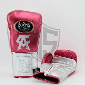 ถุงมือชกมวยคุณภาพสูง หนังแท้เมทัลลิก รุ่นใหม่ล่าสุด ปี 2025 ยี่ห้อดัง ไม่มีอะไรสำคัญไปกว่าการชกมวย  แบบมืออาชีพ - Product Image 1