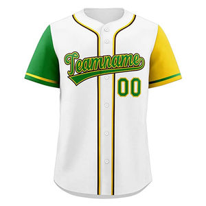 Camiseta de béisbol cosida con número de nombre personalizado para hombre, ropa deportiva barata con características transpirables - Product Image 3