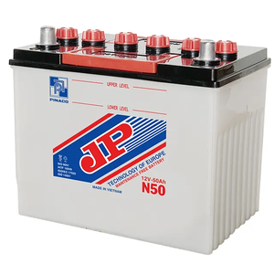 JP Batteries N50 chargées à sec de haute qualité (12V-50Ah) activation facile avec solution d'électrolyte - Product Image 1